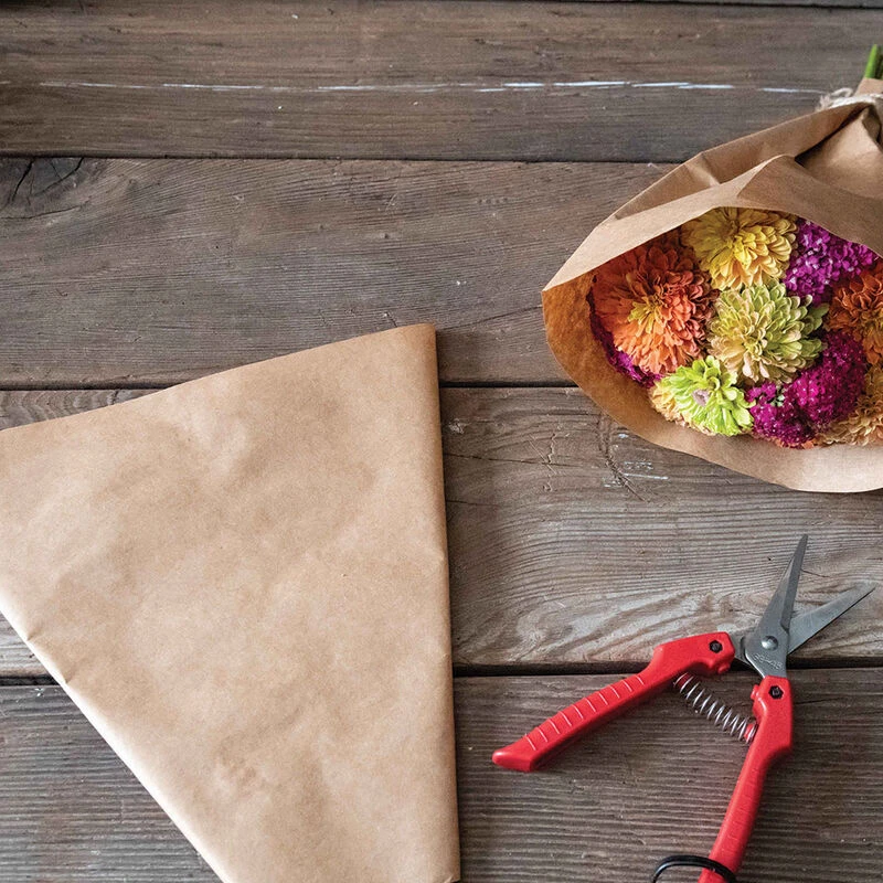 Kraft Paper Cut-Flower Sleeves – XS, 100 Count 1 Kraft Paper Cut-Flower Sleeves – XS, 100 Count