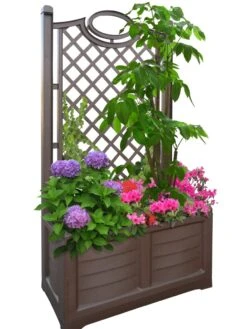 Separate Flower Box With Trellis -Green Leaf Tools & Supplies Sales Store 3 4 crop 8613626 04V