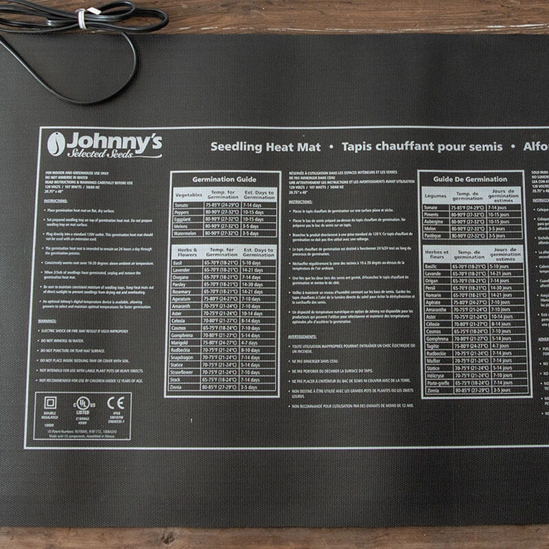 Johnny's Seedling Heat Mat – 20.75" X 48" 1 Johnny's Seedling Heat Mat – 20.75" X 48"
