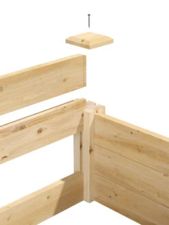 2-Tier Pine Raised Garden Bed, 80 Sqft.12'x12' -Green Leaf Tools & Supplies Sales Store 8588181 04v 1