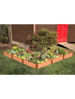 L-Shaped Composite Raised Bed, 12'x12' With 1" Boards -Green Leaf Tools & Supplies Sales Store 8588254 03v