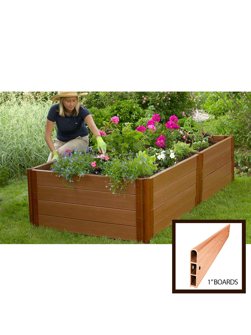 Composite Raised Bed, 22" High With 1" Boards 1 Composite Raised Bed, 22" High With 1" Boards