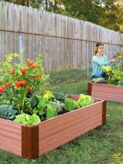 Composite Raised Bed With 1" Boards, 11" -Green Leaf Tools & Supplies Sales Store 8588269 03V tif