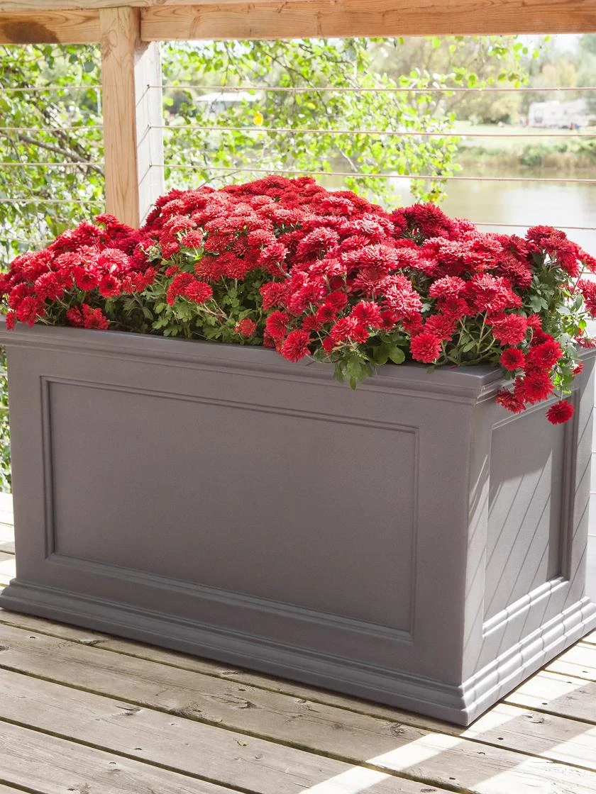 Fairfield Self-Watering Patio Planters, 20” X 36” 2 Fairfield Self-Watering Patio Planters, 20” X 36” - Image 2