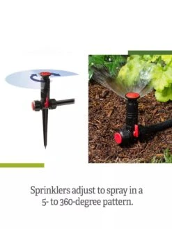 Snip-n-Spray Garden And Landscape Sprinkler System -Green Leaf Tools & Supplies Sales Store 8589718 range