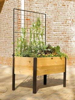 Elevated Planter Box And Space-Maker Pivoting Trellis Set, 2' X 4' 9 Elevated Planter Box And Space-Maker Pivoting Trellis Set, 2' X 4' -Green Leaf Tools & Supplies Sales Store 8590247 550 tif
