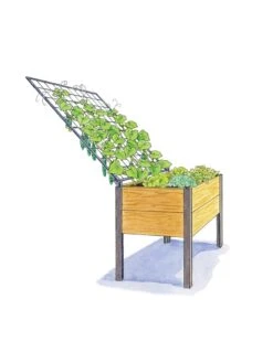 Space-Maker Pivoting Trellis, 4' -Green Leaf Tools & Supplies Sales Store 8590247 SMTrellis 4ft tif 1