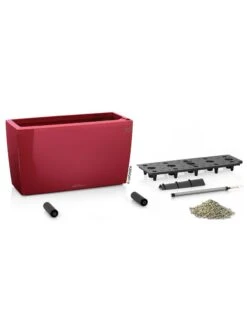 Lechuza® Cararo Rectangular Indoor Planter With Casters -Green Leaf Tools & Supplies Sales Store 8590295 04v