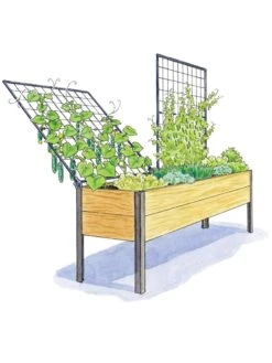 Space-Maker Pivoting Trellis, 8' -Green Leaf Tools & Supplies Sales Store 8590367 SMTrellis 8ft tif 1