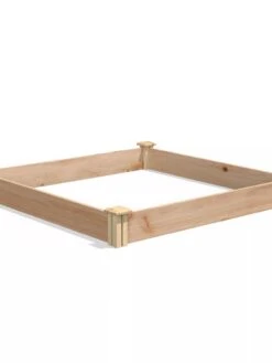 Cedar Raised Garden Bed, 4' X 4' X 6" -Green Leaf Tools & Supplies Sales Store 8591724 04V tif