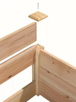 Cedar Raised Garden Bed, 4' X 4' X 6" -Green Leaf Tools & Supplies Sales Store 8591724 06V tif