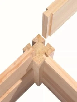 Cedar Raised Garden Bed, 4' X 4' X 6" -Green Leaf Tools & Supplies Sales Store 8591724 07V tif