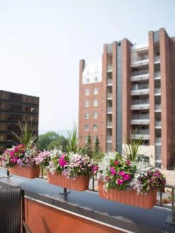 Adjustable Self-Watering Railing Planter, 24" -Green Leaf Tools & Supplies Sales Store 8592173TC 2383 tif