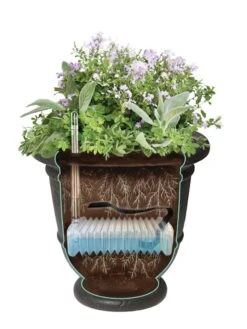 Kylemore Self-Watering Urn Planter -Green Leaf Tools & Supplies Sales Store 8592688 SWKylemore art tif