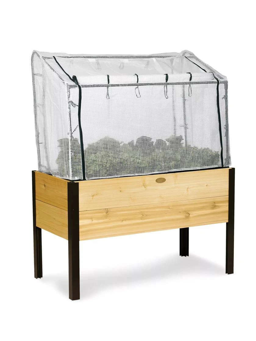 Planter Box, Frame And 2 Covers Kit, 2' X 4' 1 Planter Box, Frame And 2 Covers Kit, 2' X 4'