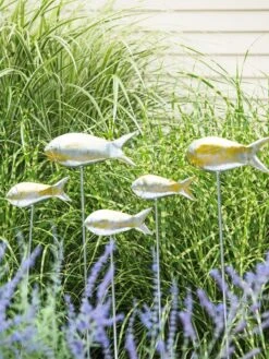 Fish Out Of Water Garden Stakes, Set Of 5 -Green Leaf Tools & Supplies Sales Store 8593672 9131 tif