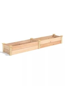 Premium Cedar Raised Garden Bed, 16" X 96" -Green Leaf Tools & Supplies Sales Store 8593873 03V