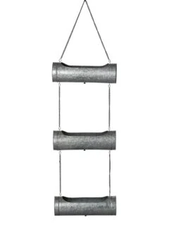 Galvanized Hanging Triple Planter -Green Leaf Tools & Supplies Sales Store 8595213 0005 tif