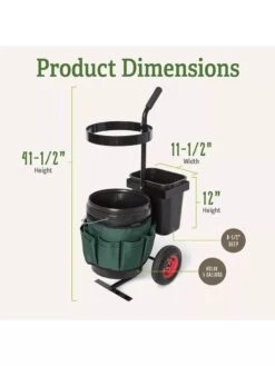 Mobile Tool Storage Caddy -Green Leaf Tools & Supplies Sales Store 8595218 1