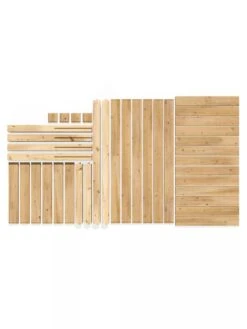 Elevated Cedar Garden Bed, 2' X 4' X 31" -Green Leaf Tools & Supplies Sales Store 8596147 07V 3 4