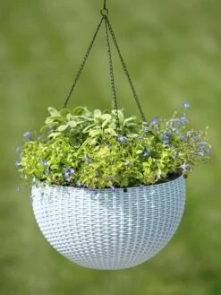 Weave Self-Watering Hanging Basket, 14" -Green Leaf Tools & Supplies Sales Store 8596490 10307 tif