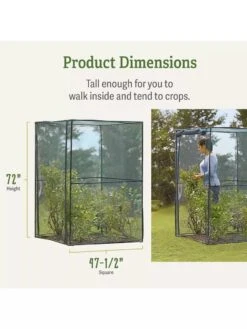 Crop Cage, 4' X 4' 9 Crop Cage, 4' X 4' -Green Leaf Tools & Supplies Sales Store 8596538 dimensions