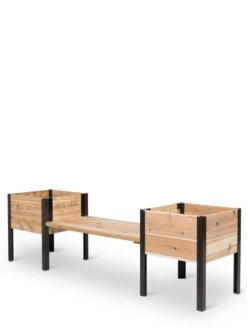 Elevated Cedar Planter Bench Kit, Natural, 90" -Green Leaf Tools & Supplies Sales Store 8597992 10053 tif