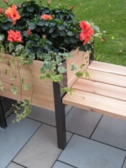 Elevated Cedar Planter Bench Kit, Natural, 90" -Green Leaf Tools & Supplies Sales Store 8597992 9645 tif