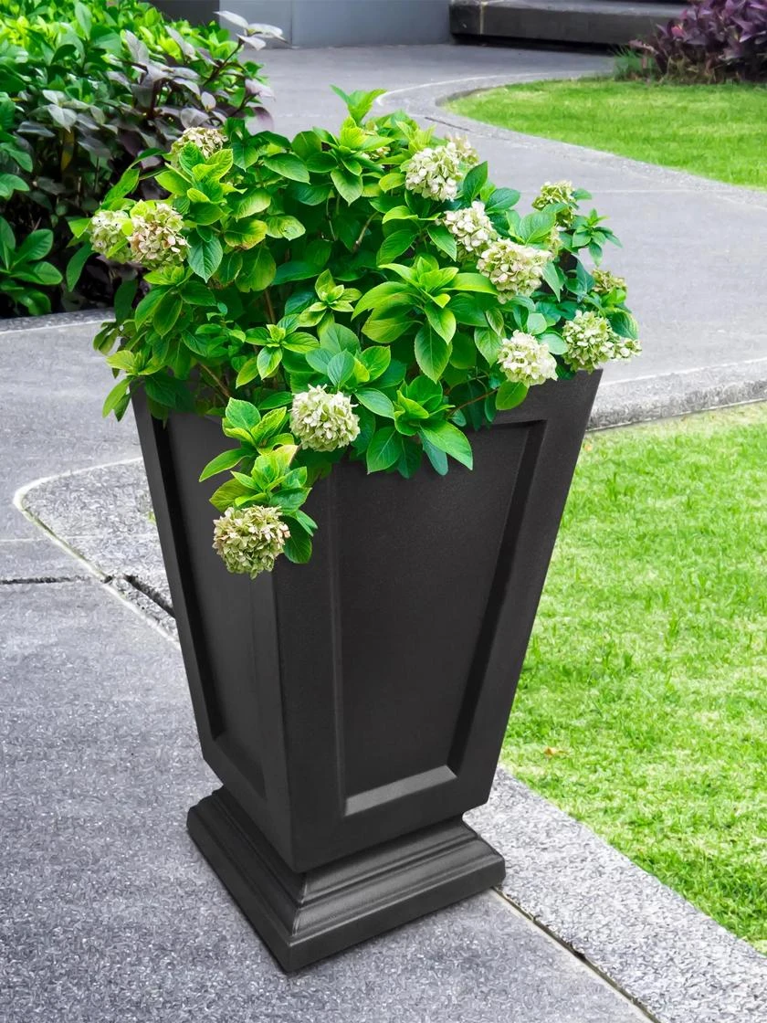 Kensington Self-Watering Tall Patio Planter, 25" 3 Kensington Self-Watering Tall Patio Planter, 25" - Image 3