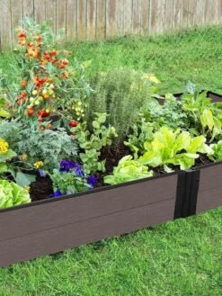 Composite Raised Bed With 1" Boards, 11" -Green Leaf Tools & Supplies Sales Store 8599454 01V tif