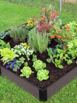 Composite Raised Bed With 1" Boards, 11" -Green Leaf Tools & Supplies Sales Store 8599458 01V tif