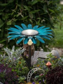 Desert Steel Daisy Solar Light -Green Leaf Tools & Supplies Sales Store 8599556 07V tif