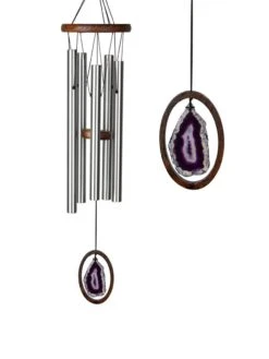 Agate Chime™, Large -Green Leaf Tools & Supplies Sales Store 8599738 05v woodstock agate chime large purple
