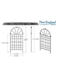Savannah Composite Vinyl Trellis -Green Leaf Tools & Supplies Sales Store 8599769 03v