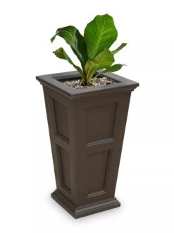 Fairfield Self-Watering Tall Patio Planters, 34” -Green Leaf Tools & Supplies Sales Store 8600109 06V tif