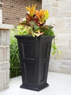Fairfield Self-Watering Tall Patio Planters, 34” -Green Leaf Tools & Supplies Sales Store 8600109 16V tif