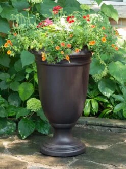 Ellington Self-Watering Urn Planter, 24" -Green Leaf Tools & Supplies Sales Store 8600110 02V tif