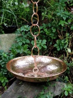 Rain Chain Basins -Green Leaf Tools & Supplies Sales Store 8600211 01V rain chain basins copper