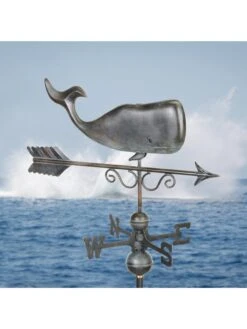 Save The Whales™ Copper Weathervane -Green Leaf Tools & Supplies Sales Store 8600371 03v