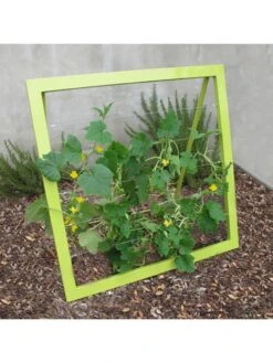 Mira Modern Garden Trellis Jr. 6 Mira Modern Garden Trellis Jr. -Green Leaf Tools & Supplies Sales Store 8600514 02v mira modern garden trellis jr leaf green