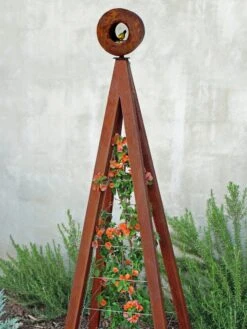 Bird Cafe + Akoris Garden Tuteur Jr. -Green Leaf Tools & Supplies Sales Store 8600525 06v bird cafe akoris garden tuteur oxide