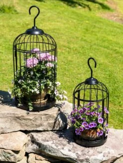 Hanging Birdcage Planter Set 8 Hanging Birdcage Planter Set -Green Leaf Tools & Supplies Sales Store 8609181 0374 tif