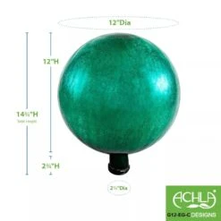 Achla Designs Gazing Globe 12" -Green Leaf Tools & Supplies Sales Store 8609321 03V jpg