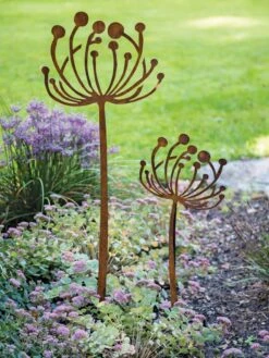 Queen Anne's Lace Garden Stake Set Of 2 -Green Leaf Tools & Supplies Sales Store 8610210 0105 tif