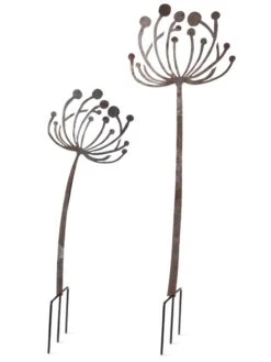 Queen Anne's Lace Garden Stake Set Of 2 -Green Leaf Tools & Supplies Sales Store 8610210 8091 tif