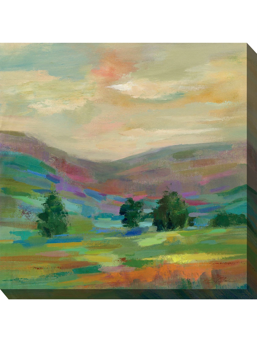 Fields Afar Outdoor Wall Art 2 Fields Afar Outdoor Wall Art - Image 2