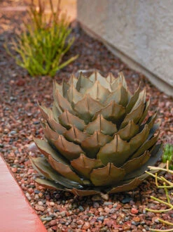 Desert Steel Artichoke Agave Sculpture -Green Leaf Tools & Supplies Sales Store 8610761 042v