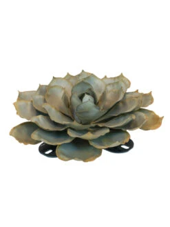 Desert Steel Blue Rose Succulent Sculpture -Green Leaf Tools & Supplies Sales Store 8610764 01v desert steel blue rose succulent large