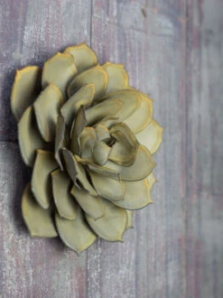 Desert Steel Blue Rose Succulent Sculpture -Green Leaf Tools & Supplies Sales Store 8610764 02v