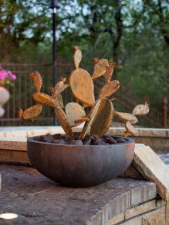 Desert Steel Prickly Pear Cactus Sculpture, Redondo -Green Leaf Tools & Supplies Sales Store 8610768 03v